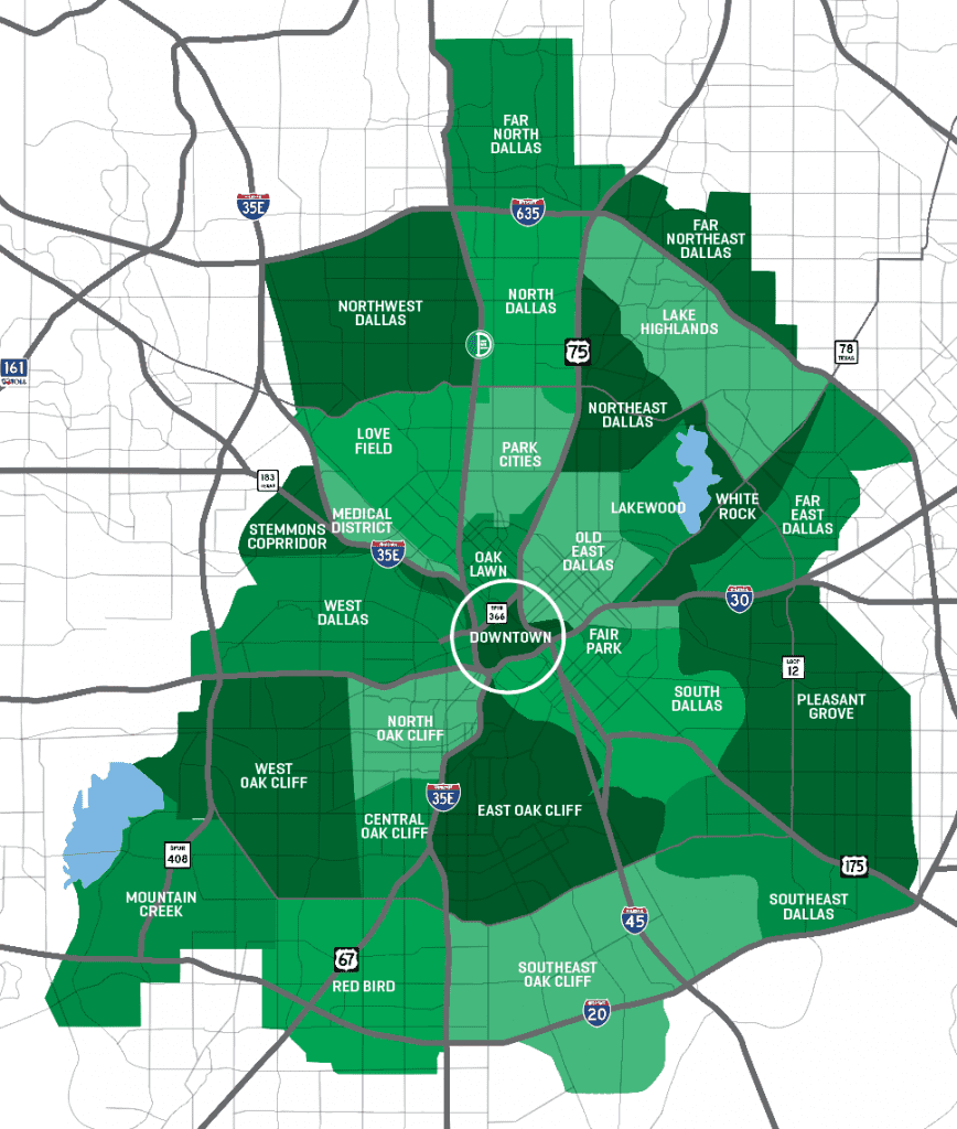 Living in Dallas - Dallas Neighborhoods - Say Yes to Dallas