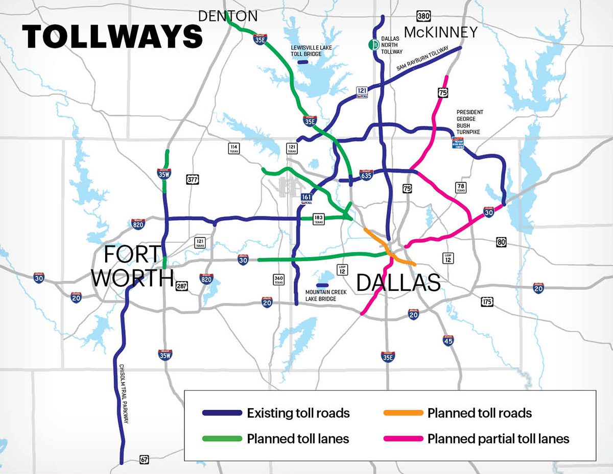 Tollways Map